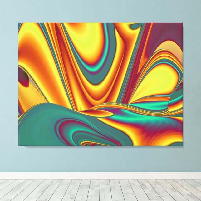 Lienzo Flores Mágicas de Primavera Verano Otoño (Insitu (piso de madera))