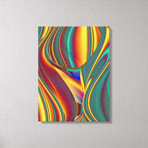 Lienzo Flores Mágicas de Primavera Verano Otoño