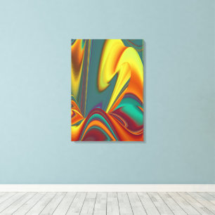 Lienzo Flores Mágicas de Primavera Verano Otoño