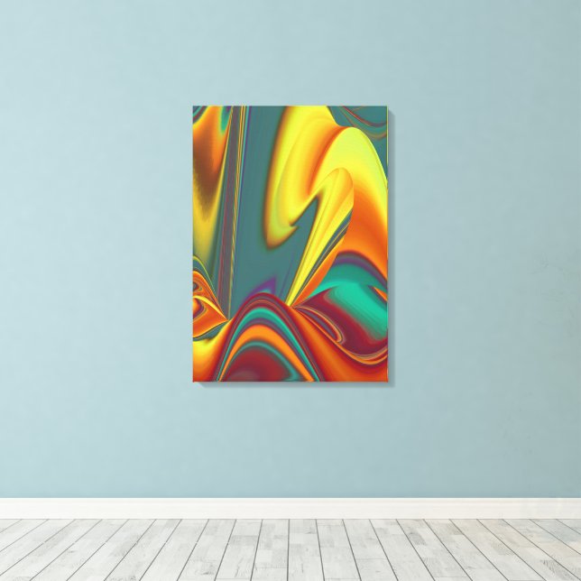 Lienzo Flores Mágicas de Primavera Verano Otoño (Insitu (piso de madera))