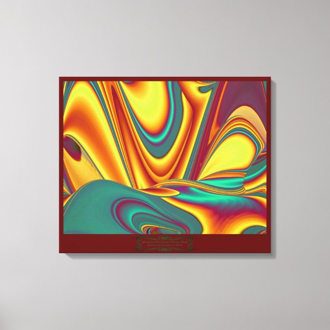 Lienzo Flores Mágicas de Primavera Verano Otoño (Anverso)