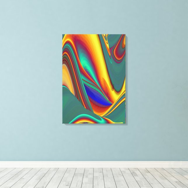 Lienzo Flores Mágicas de Primavera Verano Otoño (Insitu (piso de madera))