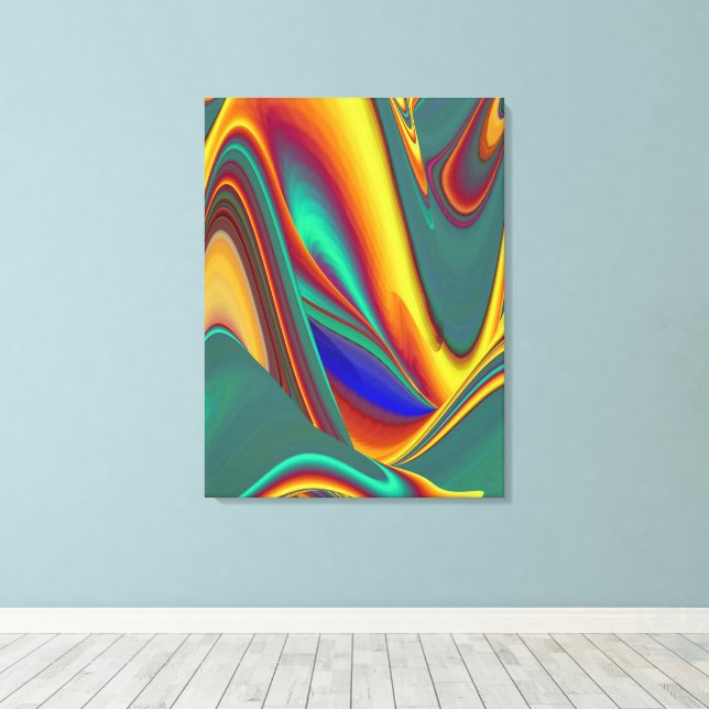 Lienzo Flores Mágicas de Primavera Verano Otoño (Insitu (piso de madera))
