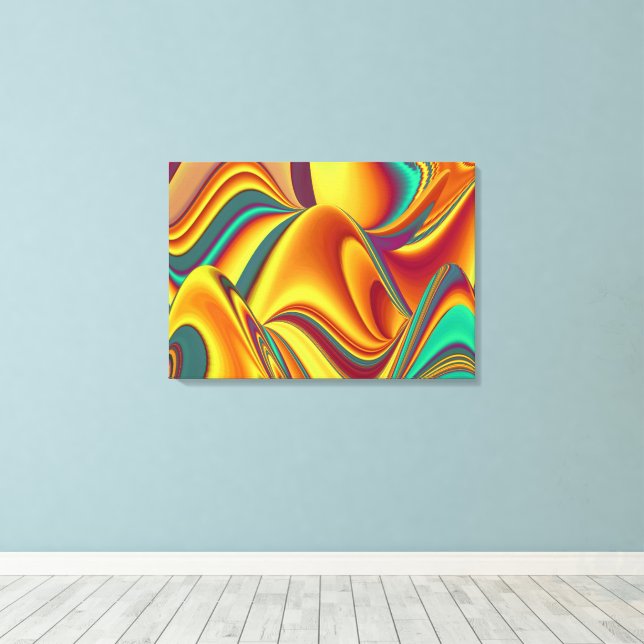 Lienzo Flores Mágicas de Primavera Verano Otoño (Insitu (piso de madera))