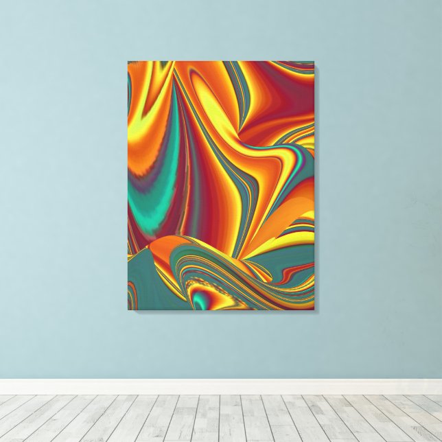 Lienzo Flores Mágicas de Primavera Verano Otoño (Insitu (piso de madera))