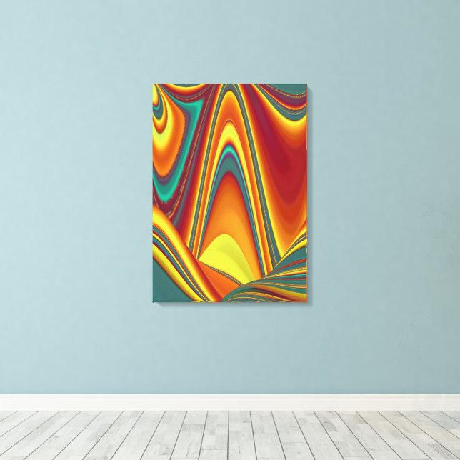 Lienzo Flores Mágicas de Primavera Verano Otoño (Insitu (piso de madera))