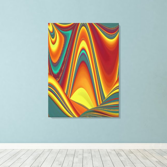 Lienzo Flores Mágicas de Primavera Verano Otoño (Insitu (piso de madera))