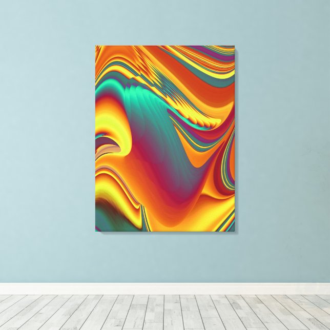 Lienzo Flores Mágicas de Primavera Verano Otoño (Insitu (piso de madera))