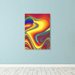 Lienzo Flores Mágicas de Primavera Verano Otoño