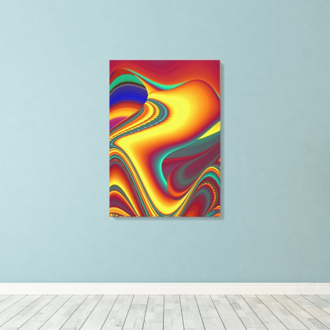 Lienzo Flores Mágicas de Primavera Verano Otoño (Insitu (piso de madera))