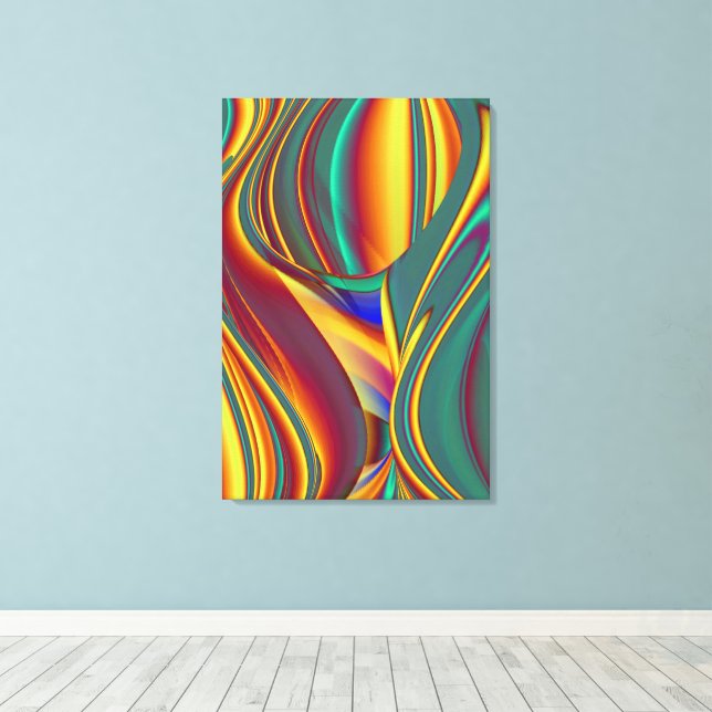 Lienzo Flores Mágicas de Primavera Verano Otoño (Insitu (piso de madera))