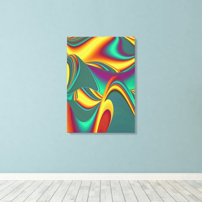 Lienzo Flores Mágicas de Primavera Verano Otoño (Insitu (piso de madera))