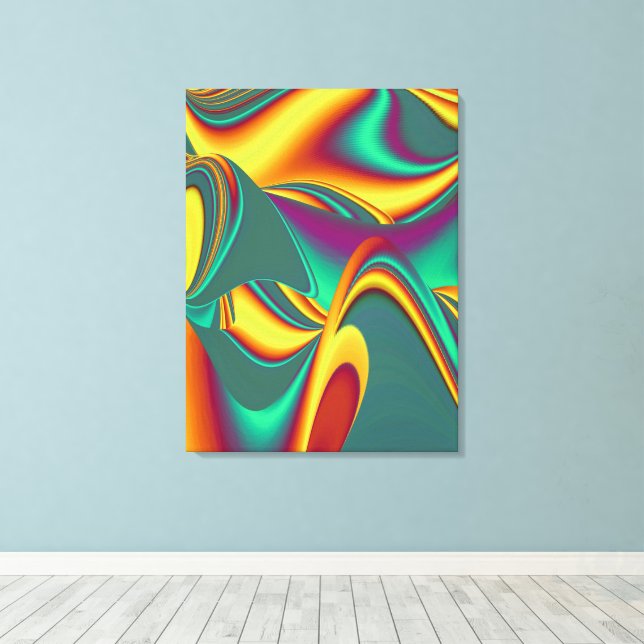 Lienzo Flores Mágicas de Primavera Verano Otoño (Insitu (piso de madera))