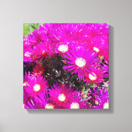 Lienzo Flores moradas