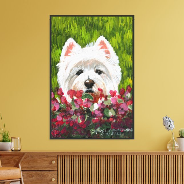 Lienzo Flores occidentales y rosas (Insitu (Sala de estar))