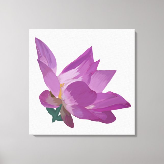 Lienzo Flores pintadas (Anverso)