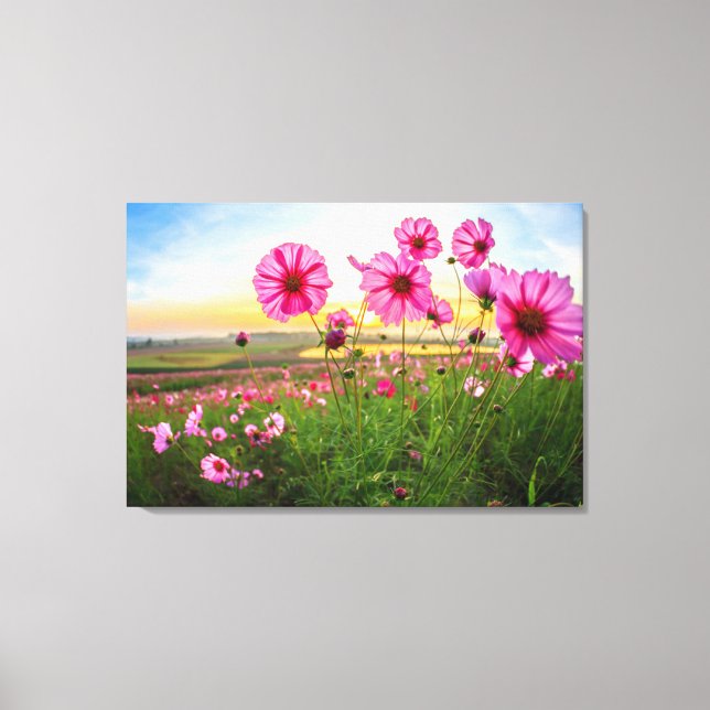 Lienzo Flores |Provincia de Chiang Rai, Tailandia (Anverso)