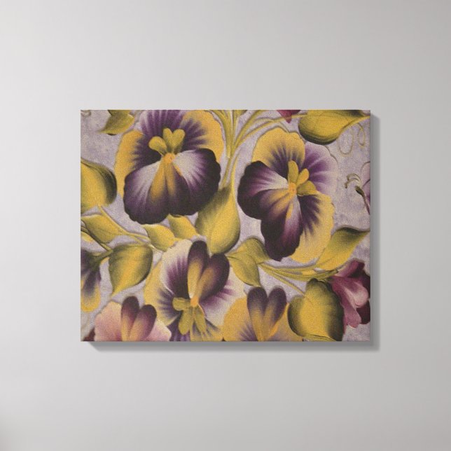LIENZO FLORES PURPLE (Anverso)