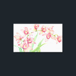 Lienzo Flores rosa acuarelas<br><div class="desc">Artista de flores rosadas acuarelas: Tim OToole</div>