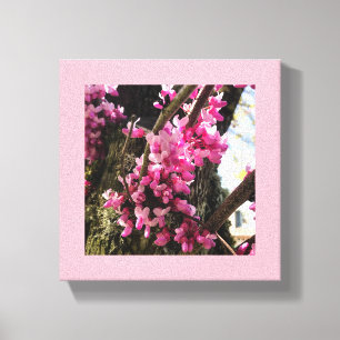 Lienzo Flores rosadas de primavera