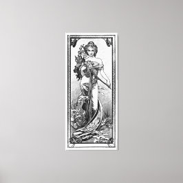 Lienzo Flores rotas por Alphonse Mucha