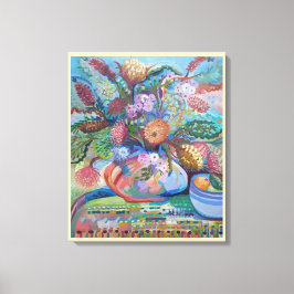 Lienzo Flores salvajes australianas siguen viviendo