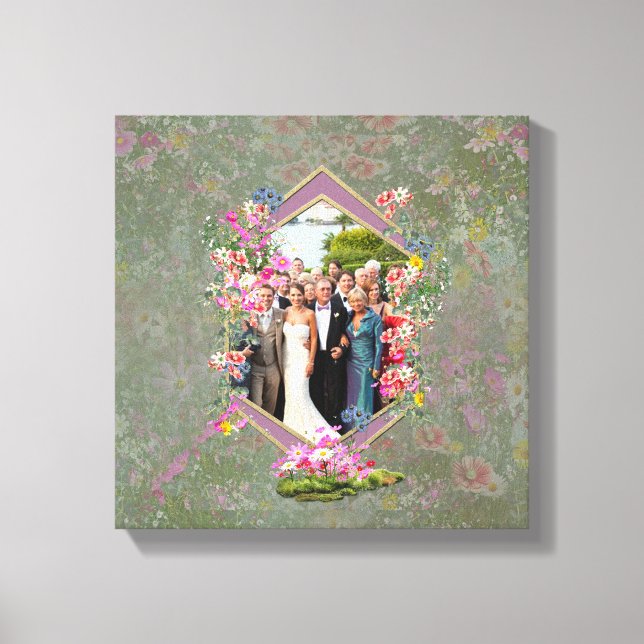 Lienzo Flores silvestres Cosmos (Anverso)