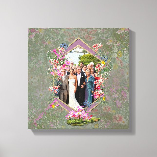 Lienzo Flores silvestres Cosmos (Anverso)