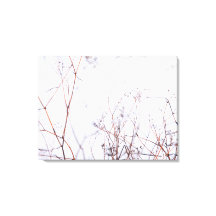 Flores silvestres de invierno abstractas y moderna