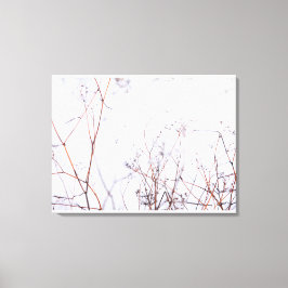 Lienzo Flores silvestres de invierno abstractas y moderna