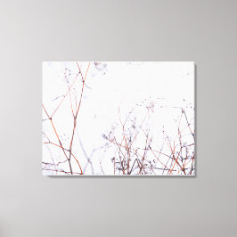 Lienzo Flores silvestres de invierno abstractas y moderna
