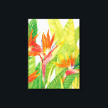 Lienzo Flores tropicales | Pájaro del paraíso<br><div class="desc">Flores tropicales acuarelas 2 artista: Tim OToole</div>