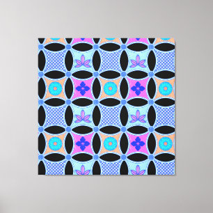 Lienzo Flores y patrones