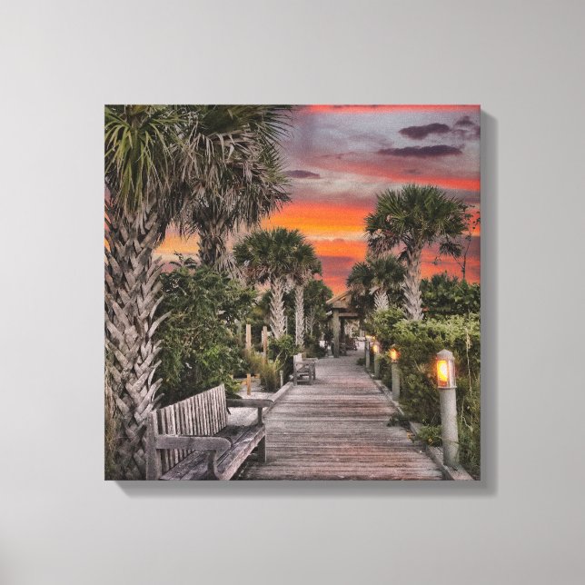 Lienzo Florida Anna Marie Sunset (Anverso)