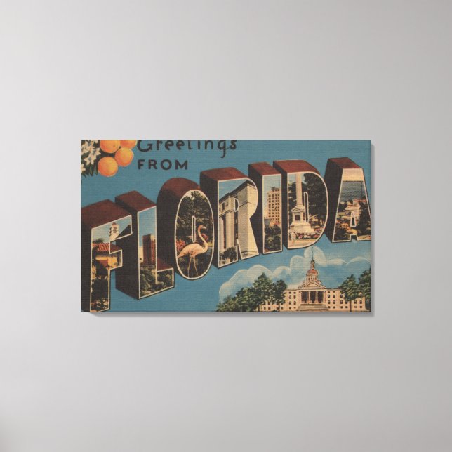 Lienzo Florida (Edificio Capital) - Letra grande (Anverso)