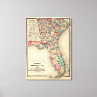 Lienzo Florida, Georgia y Carolina del Sur 2