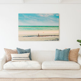 Lienzo Florida Keys Bahia Honda Pelican Beach Scene