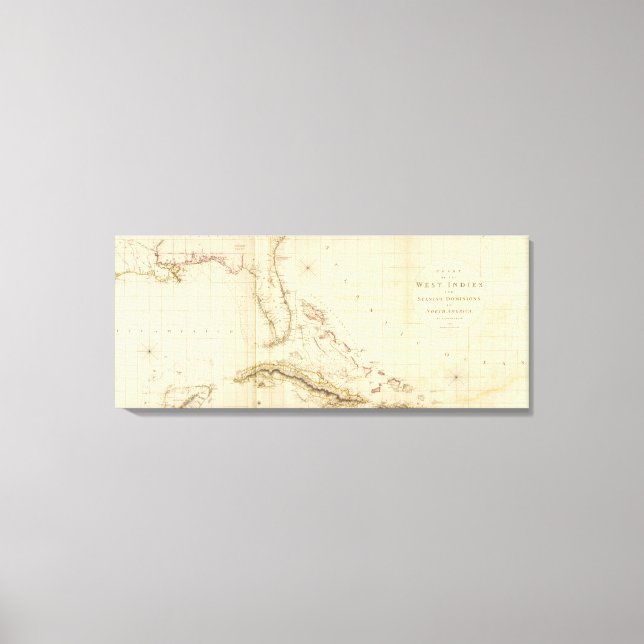 Lienzo Florida y las Indias Occidentales (Anverso)