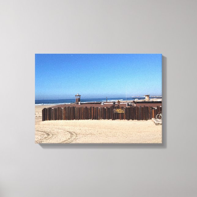 Lienzo Flota de pesca de marea, Newport Beach, California (Anverso)