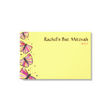 FLOTANTE Bat Mitzvah Rótulo a bordo