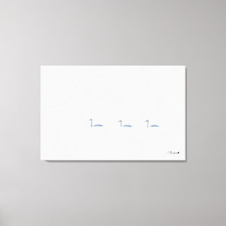 Lienzo flotante - cisne tundra