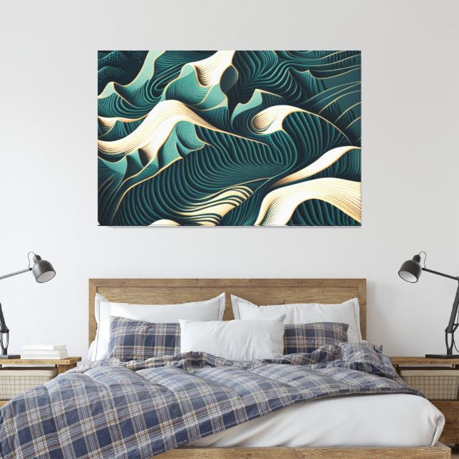 Lienzo Flowing Harmony (Insitu(Dormitorio))