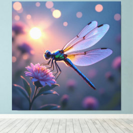 Lienzo Flügel aus Licht – Die Libelle