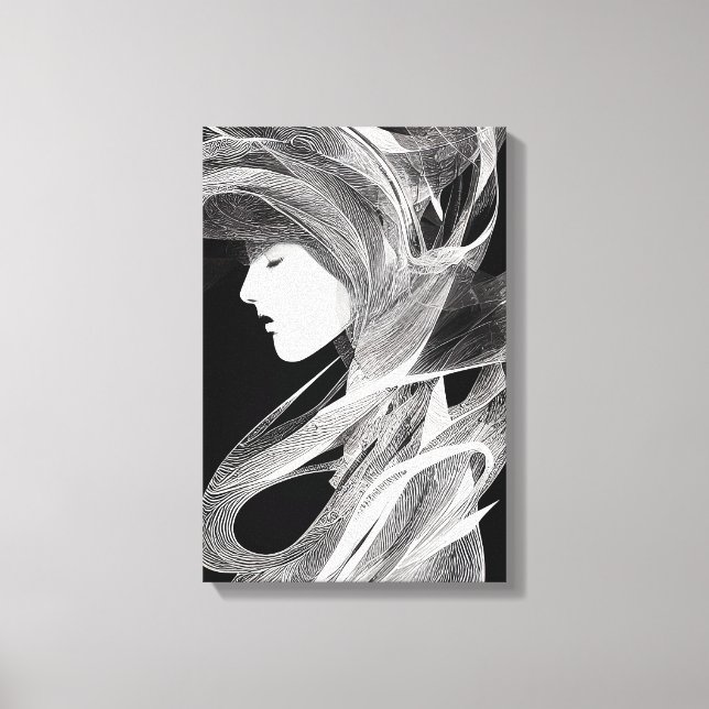 Lienzo Fluir en la vida (Anverso)