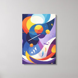 Lienzo Flujo de resumen cósmico