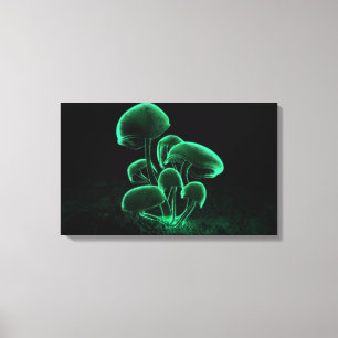 Lienzo Fluorescencia verde