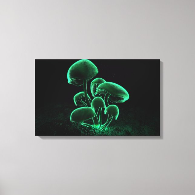 Lienzo Fluorescencia verde (Anverso)