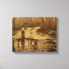 Lienzo Fly Fisherman 11 x 14