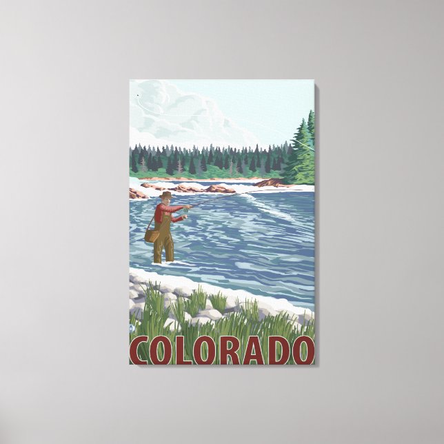 Lienzo Fly FishermanColorado (Anverso)