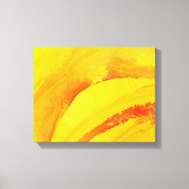 Lienzo fondo amarillo. acuarela sobre papel (Anverso)